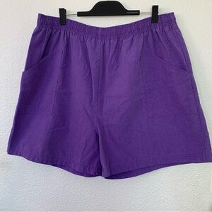Separate Issue Purple Women's Shorts Size Plus 28W / 42